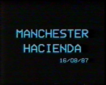 The Durutti Column in rehearsal at FAC 51 The Hacienda on 16 August 1987; opening credits: 