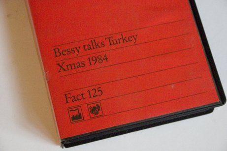 FACT 125 Bessy Talks Turkey; front cover detail