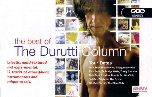 The Best of The Durutti Column; advertisement in November 2004 edition of UNCUT magazine