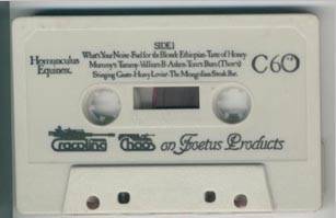 Homunculus Equinox Cassette LP - UK & US - Foetus Records - November 1981 - Foetus 0001