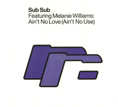 CD ROB 9 Sub Sub featuring Melanie Williams: 'Ain't No Love (Ain't No Use)'; front cover detail