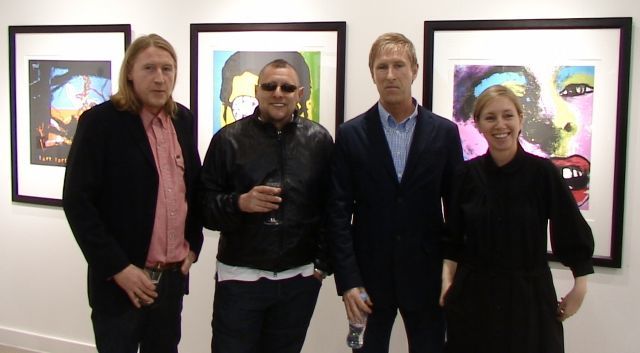 Faç Off: The Central Station Design Retrospective - (l-r) Matt Carroll, Shaun Ryder, Pat Carroll, Karen Jackson at the launch party on Thursday 15 May 2008