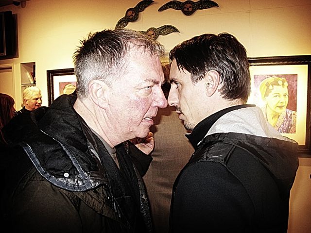 Central Station Design Paint Coronation Street Part 1; Gary Neville and Kevin Cummins