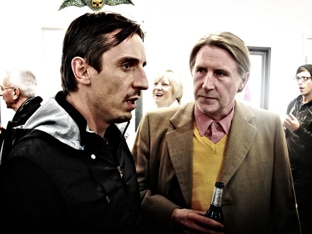 Central Station Design Paint Coronation Street Part 1; Gary Neville and Matt Carroll