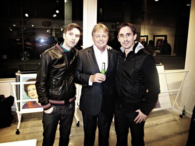 Central Station Design Paint Coronation Street Part 1; Sam Carroll, Ron Wood and Gary Neville