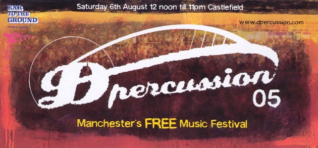 Dpercussion 05; flyer detail