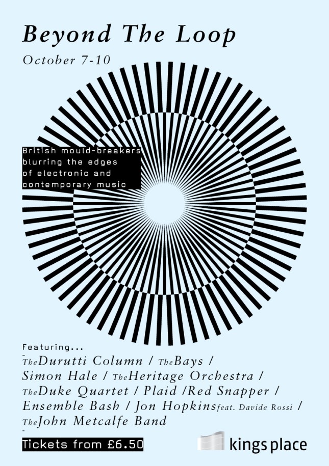 The Durutti Column live - Beyond The Loop, 9 October 2009; flyer