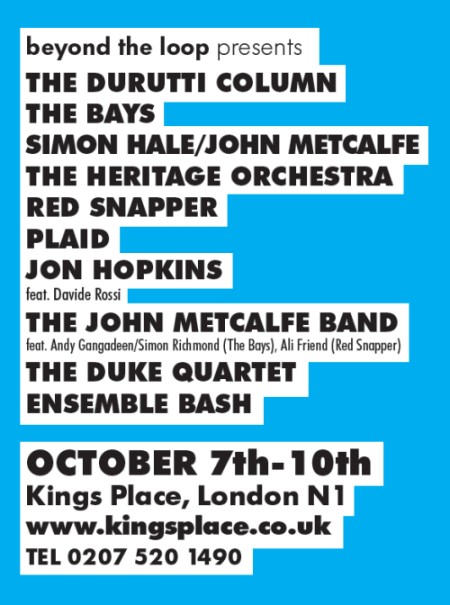 The Durutti Column live - Beyond The Loop, 9 October 2009; advert in Time Out