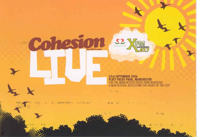 The Durutti Column - Cohesion Live, Platt Fields Park, Manchester, 23 September 2006; flyer