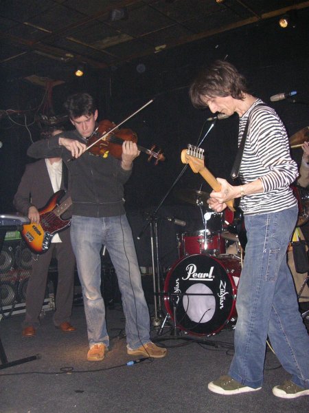 The Durutti Column - Ronnie Scott's, London, 26 September 2004; Keir Stewart, John Metcalfe and Vini Reilly
