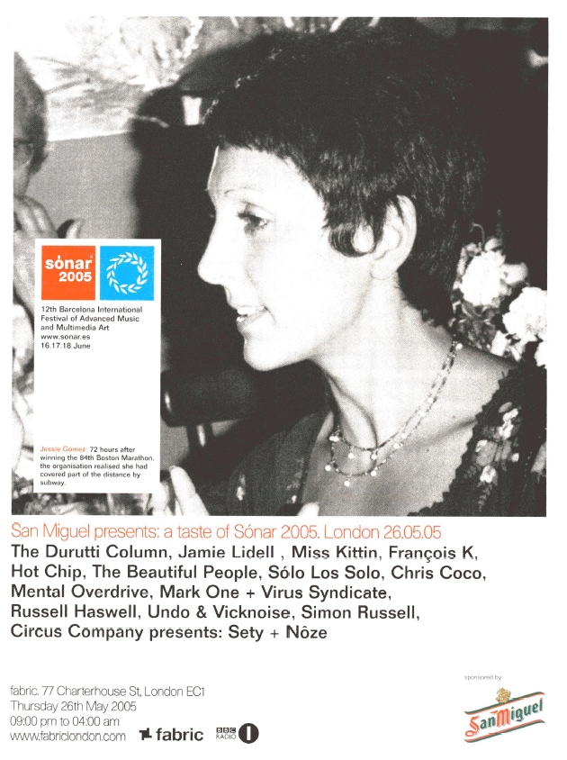 The Durutti Column - A Taste of Sónar @ Fabric, 26 May 2005