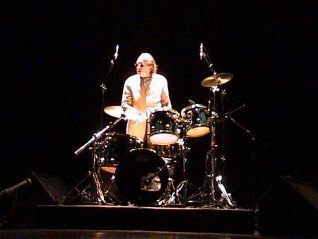 The Durutti Column live at Teatro Rivoli, Porto, Portugal 24 January 2004; Bruce Mitchell on drums