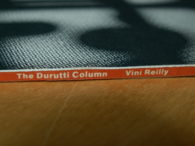 Fact 244 Vini Reilly; alternate abandoned 8vo artwork - spine detail [2]