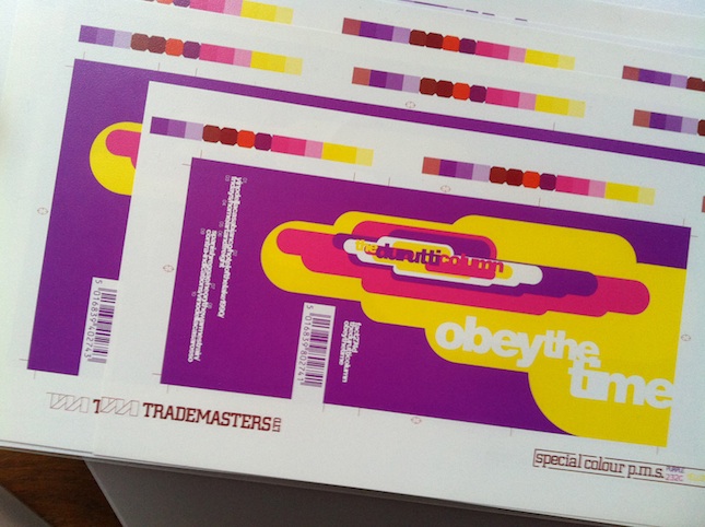FACT 274 Obey The Time; artwork proofs for unreleased DAT version
