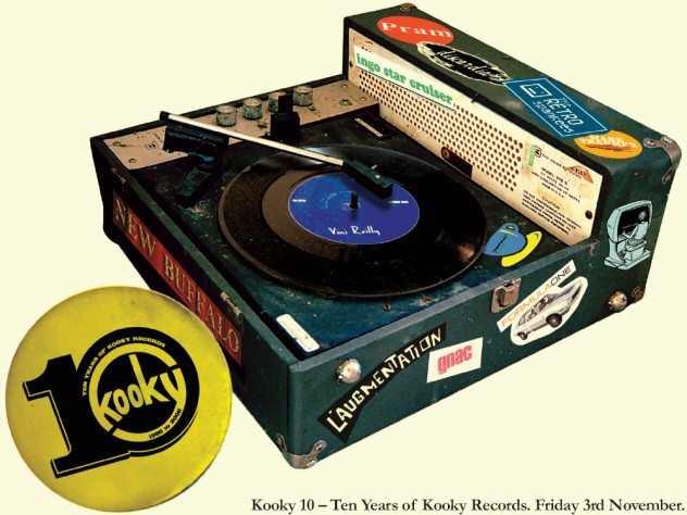 The Durutti Column - KOOKY 10, Soundhaus, Northampton, 3 November 2006; flyer