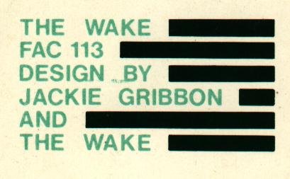 FAC 113 Of The Matter; back cover detail