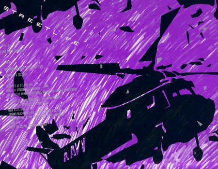 FAC 124 No More Silence; front cover detail