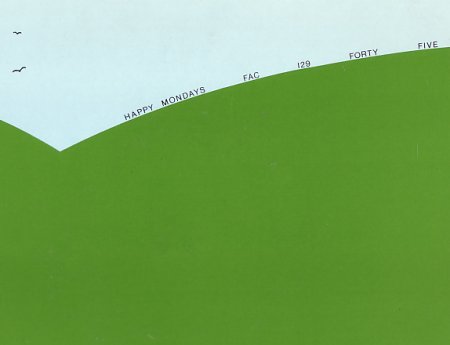 Happy Mondays - FAC 129 Forty-Five EP; front cover detail