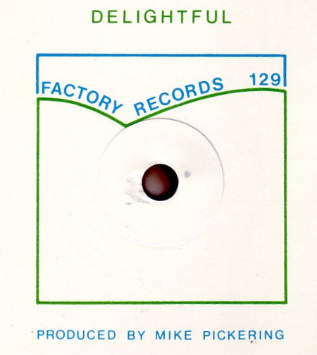 Happy Mondays - FAC 129 Forty-Five EP; label detail