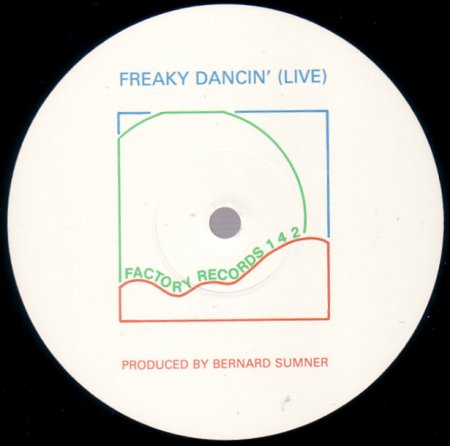 FAC 142 Freaky Dancing; label detail