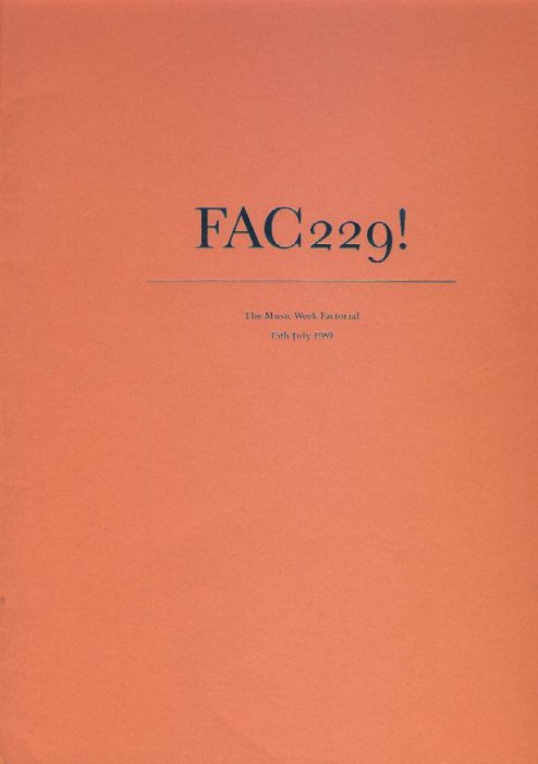 FAC 229! The Music Week Factorial