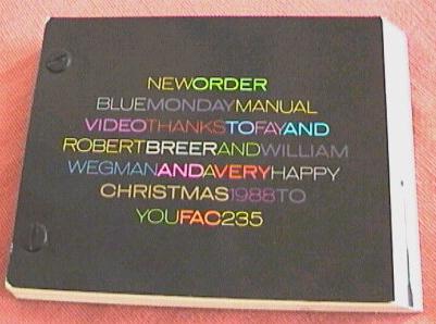 FAC 235 1988 Christmas Card flicker book