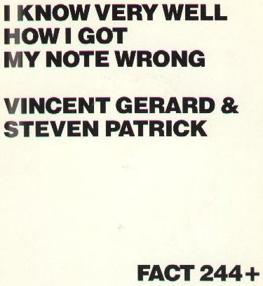 Fact 244+ I Know Very Well How I Got My Note Wrong