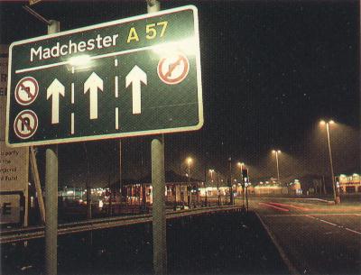 FAC 245 Christmas card Madchester Piccadilly Photo by Vini Reilly
