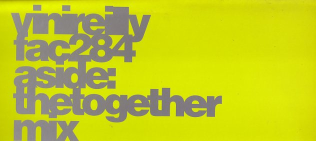 FAC 284 The Together Mix; front cover detail