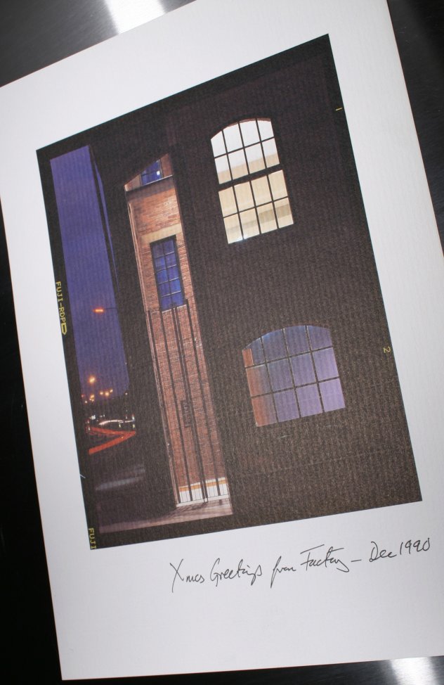 FAC 295 1990 Factory Christmas Card