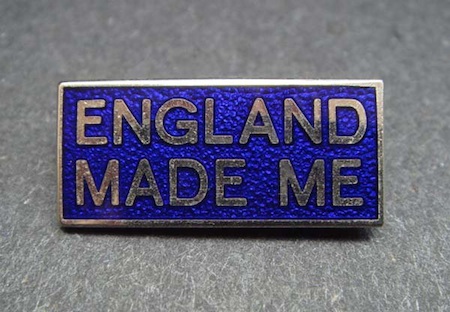 FAC 317 England Made Me Badge