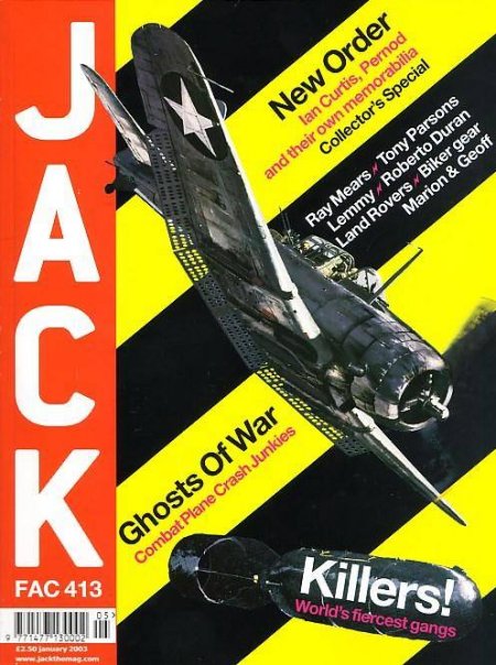 FAC 413 Jack Magazine featuring New Order interview - front cover