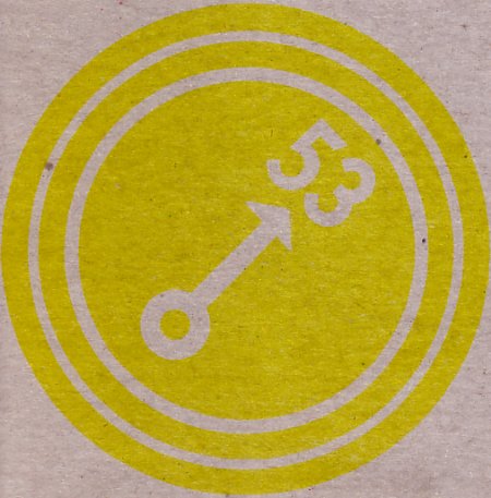 FAC 53 Procession; label detail including credits