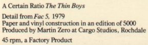 Fac 5 All Night Party; detail of credits