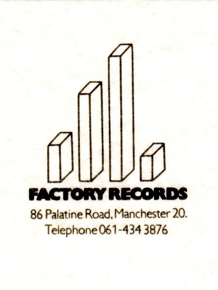 FAC 7 First Generation Factory Records Stationery; letterhead [detail]