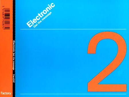 Electronic - Facd 287 Get The Message; front cover detail
