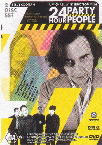 24 Hour Party People Australian retail dvd; front cover detail