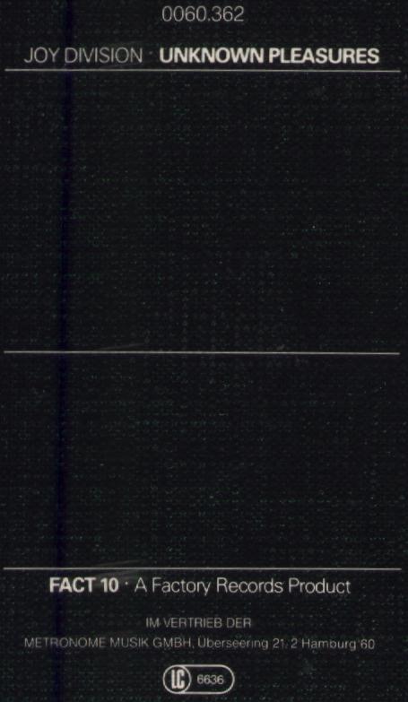 FACT 10 Unknown Pleasures back cover detail