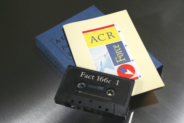 FACT 166C Force; detail of cassette box, cassette and insert