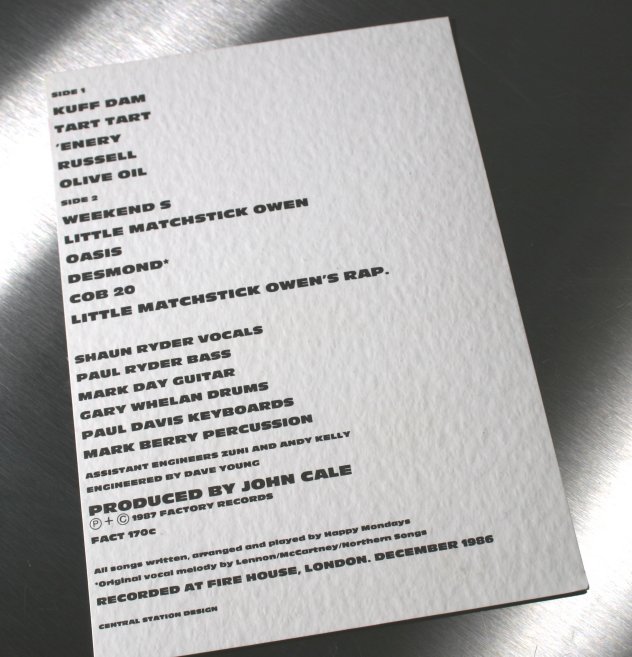 FACT 170C Squirrel & G-Man Twenty-Four Hour Party People Plastic Face Carn't Smile (White Out)