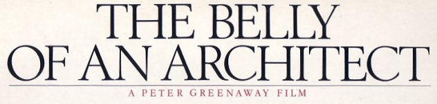 Fact 195 The Belly of an Architect; front cover detail [2]