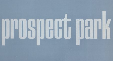 FBN 41 Prospect Park; front cover detail [2]