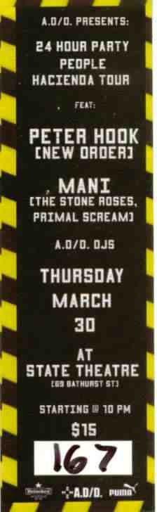 24 Hour Party People Hacienda Tour with Peter Hook and Mani; ticket detail [2]