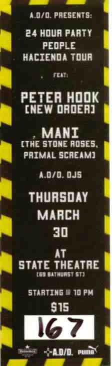 24 Hour Party People Hacienda Tour with Peter Hook and Mani; ticket detail [2]