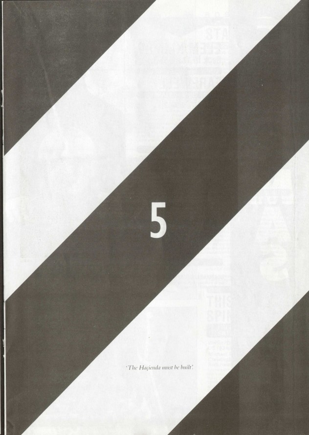 FAC 51 The Hacienda Fifth Birthday; press advertising from Cornerhouse brochure