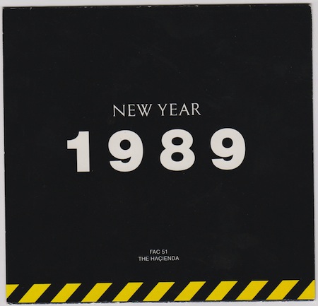 FAC 51 The Hacienda Christmas / New Year 1988 / 1989 flyer