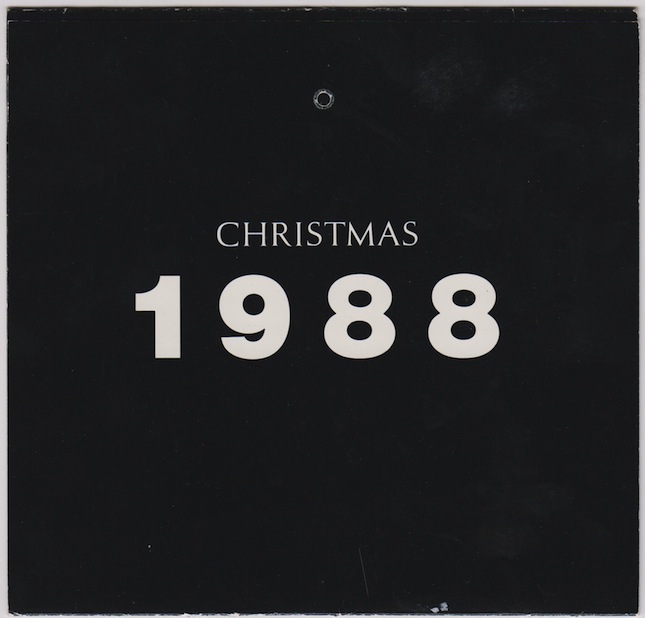 FAC 51 The Hacienda Christmas / New Year 1988 / 1989 flyer