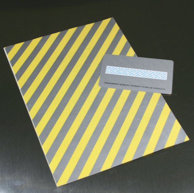 FAC 51 The Hacienda application form and membership card; front detail