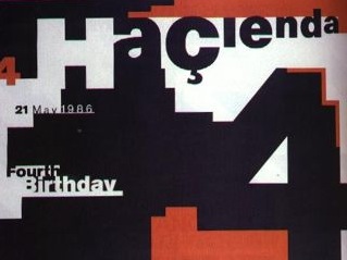 Fac 51 The Hacienda - Fourth Birthday poster by 8vo