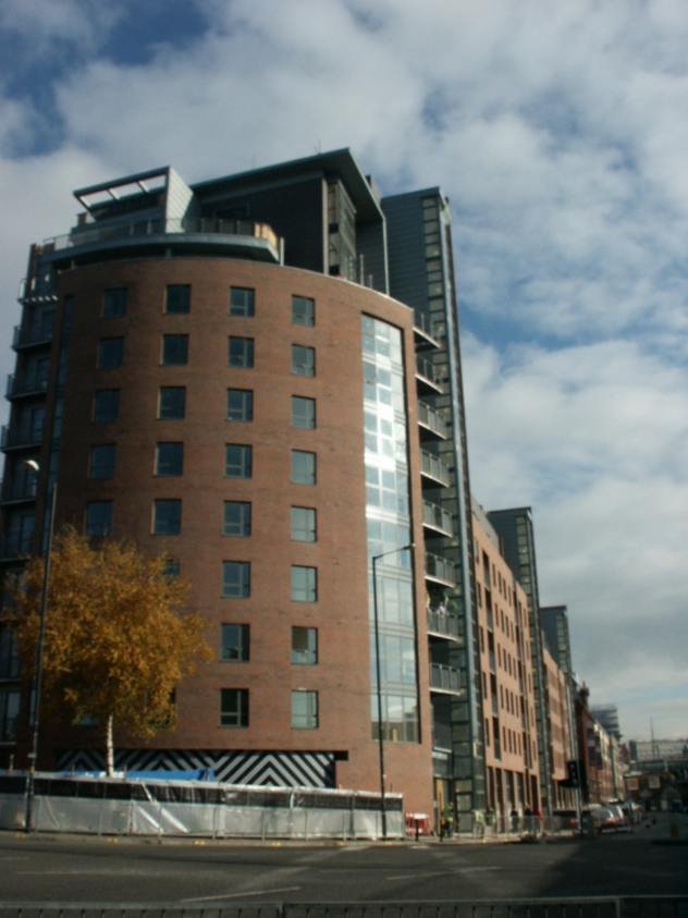 The Hacienda in November 2003 - The Hacienda Apartments have been built (almost)